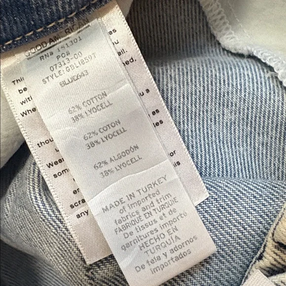 New Good American Good Boy Vintage Inspired High Waist Straight-leg Jeans 27/4 - Picture 7 of 7